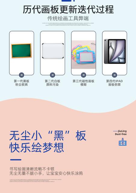 11/13/16 inch LCD writing board children's graffiti board drawing board blackboard large screen LCD LCD writing board detail 3