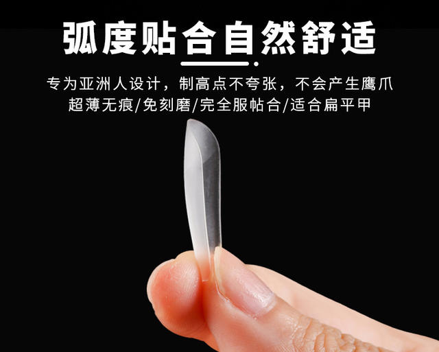 Ciliya Nail Pieces Single No. Scrub Small Size Nail Art Shop Use Supplement Full Half Patch Ultra-thin Non-marking Grinding small size detail 3