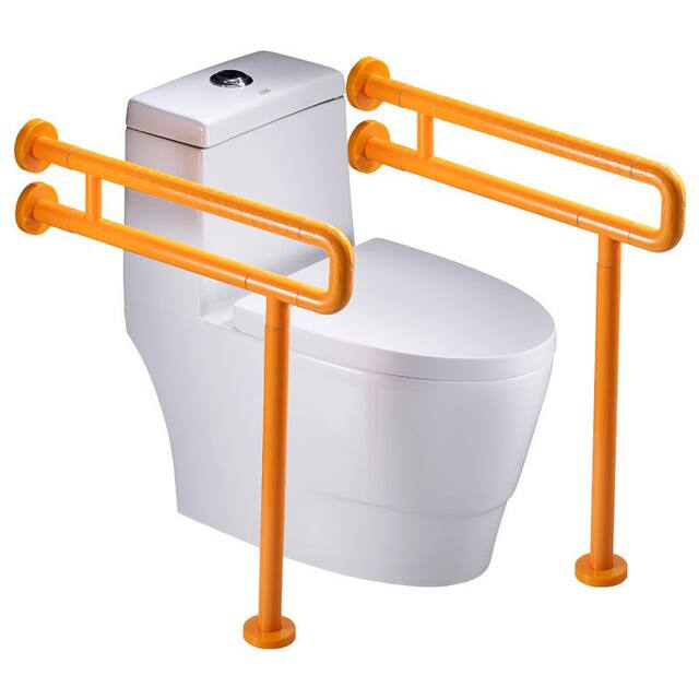 Barrier-Free U-Shaped Stainless Steel Handrails Bathroom Suitable for Aging Toilet Handrails Floor-Standing Non-Slip Handles for Pregnant Women and Disabled People detail 10