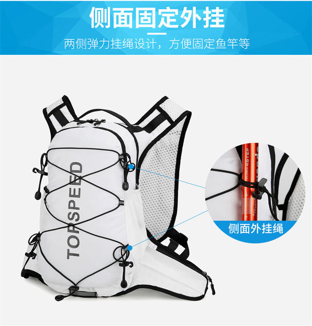 Warnerheim Cycling Bag Amazon's New Outdoor Running Sports Backpack Lightweight Weight-Reducing Hiking Backpack 18L detail 12