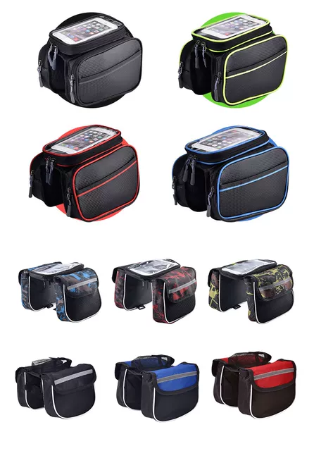 Bicycle Bag front beam bag mountain large capacity waterproof mobile phone beam hanging bag saddle riding equipment accessories detail 10