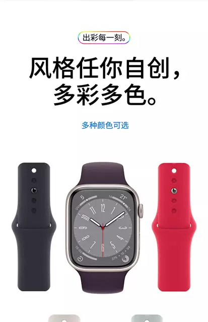 Suitable for Apple S11 Watch Strap Iwatch10/9/8/7Se Silicone Breathable Classic Watch Strap Ultra Wristband detail 3