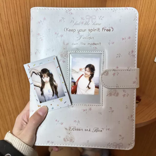 Polaroid Photo Album Storage Book, Large-Capacity Insert-Type Photo Album, A5 Loose-Leaf DIY Gift for Couples and Friends on Their Birthdays detail 1