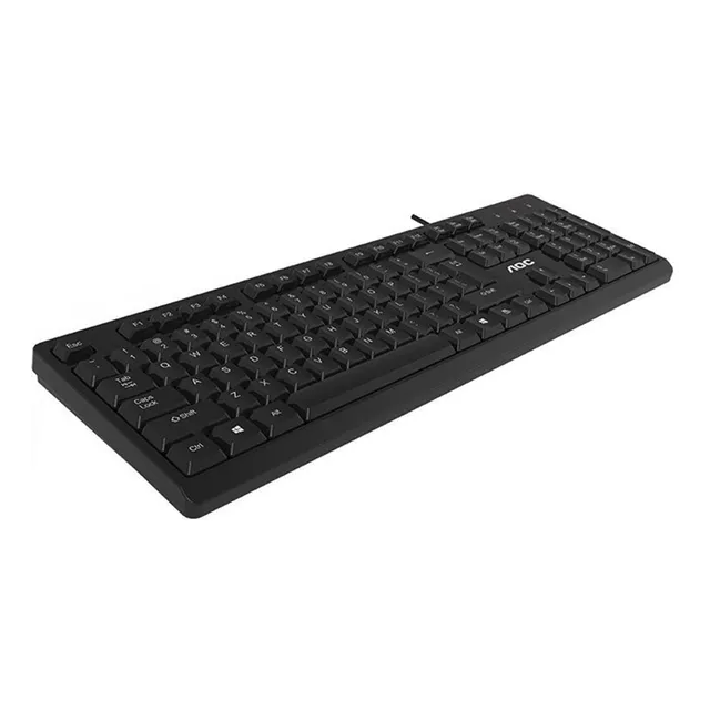 AOC KB161 Wired Single Keyboard USB Laptop Desktop Computer Business Office Portable Keyboard Factory detail 7
