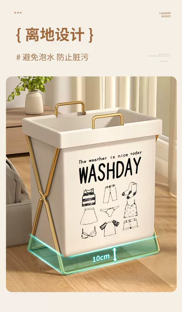 Dirty Clothes Basket Dirty Clothes Storage Basket Household Dirty Clothes Basket Foldable Dirty Clothes Basket Laundry Basket High Color Value Mouth Basket detail 10