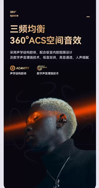 Clip-On Bluetooth Earphones New Model 2026 Wireless Air Conduction Ultra-Long Battery Life Large Battery Noise-Cancelling Wireless Earphones detail 6