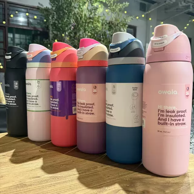 Owala Fruit Cup Amazon's Popular Outdoor Portable Straw Cup Double Drink Large Capacity Vacuum Insulated Cup detail 8