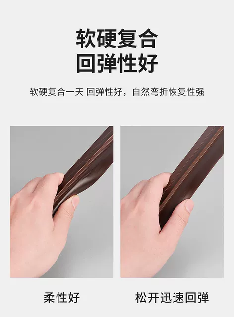 Door Slit Door Bottom Sealing Strip Self-adhesive Sound Insulation Security Door Gap Baffle Glass Door Rubber Strip Window Windbreak Artifact detail 8
