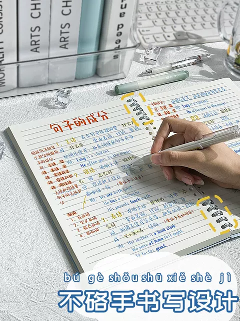 B5 Notebook A5 Thick Notebook High-Value Coil Notebook Grids Notebook College Postgraduate Entrance Examination Diary Loose-Leaf Book detail 6
