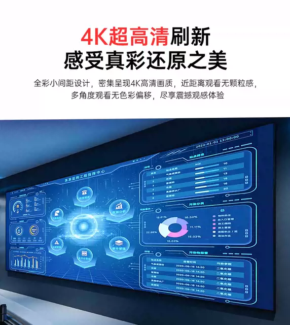 Indoor Full-Color Led Display Screen, Flexible Stage Display, Electronic Scrolling Advertising, Led Source Factory Live Broadcast detail 11