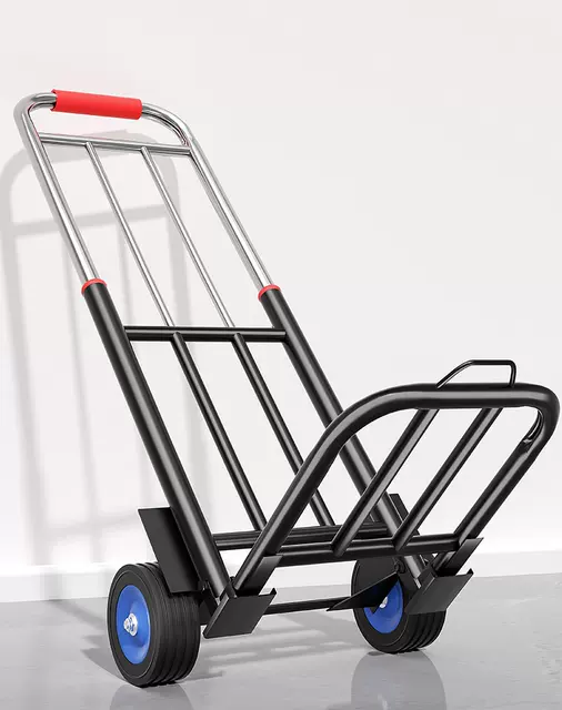 Folding Trolley Handcart for Home Shopping and Carrying, Portable Luggage Cart for Grocery Shopping detail 5