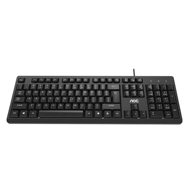 AOC KB161 Wired Single Keyboard USB Laptop Desktop Computer Business Office Portable Keyboard Factory detail 9