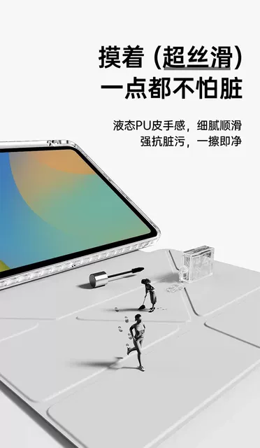 Suitable for Apple A16 Protective Case 3+Y Foldable High-Transparency Pro11 Acrylic Case with Pen Slot and Stand for iPad detail 11
