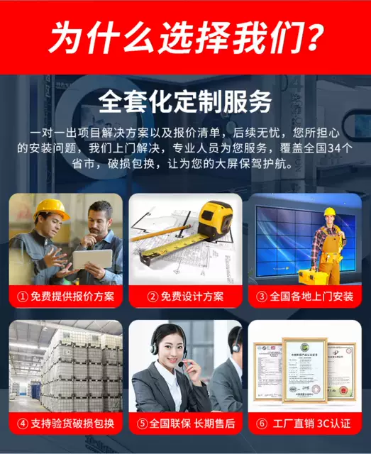 Installation of P1.25 P1.5 P2 P2.5 High-Definition Conference Led Large Screens Indoor Full-Color Led Display Screens Wholesale detail 2