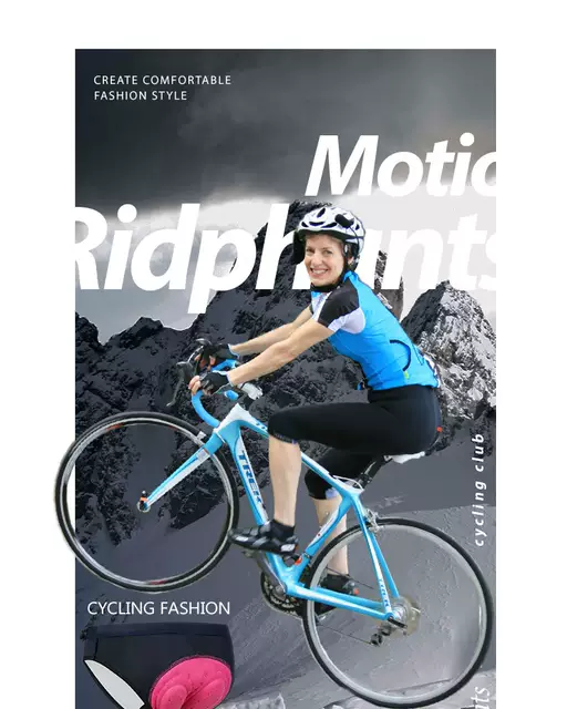 Ridphants Cycling Underwear Women's Triangle Silicone Pad Moisture-Wicking Breathable Quick-Drying Cycling Pants detail 11