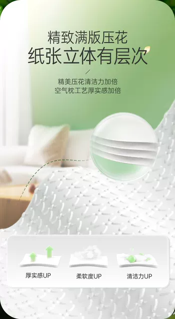 Heart-To-Heart Toilet Paper Hanging Full Box Discount Toilet Paper Household Napkin Large Bag Wall-Mounted Toilet Paper detail 5