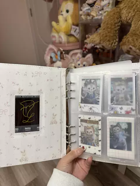 Polaroid Photo Album Storage Book, Large-Capacity Insert-Type Photo Album, A5 Loose-Leaf DIY Gift for Couples and Friends on Their Birthdays detail 4