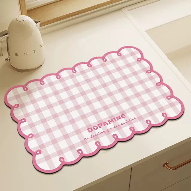 Decorative Bead Art Table Mat, Heat-Resistant, Non-Slip, Insulation Ironing Mat, Diatomaceous Earth Table Mat, Store Atmosphere Arrangement detail 12