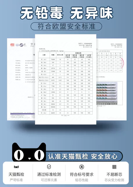 Deli elementary school student non-toxic hole pencil first grade kindergarten hb thick rod 2b hole pen triangle Rod wholesale detail 5