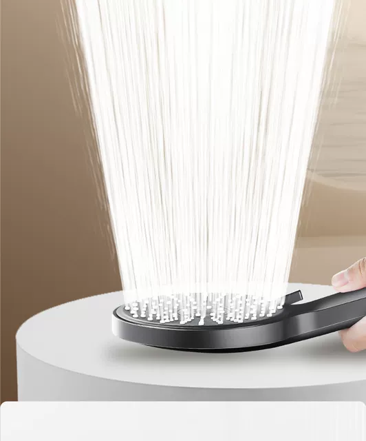 Supercharged Shower Head Set for Home Bathroom Use, High-Pressure Showerhead with Large Water Flow detail 8