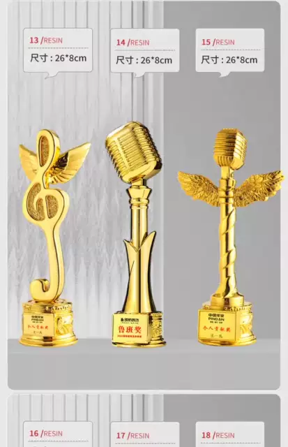 Integrated Resin Trophy Manufacturer Children's Trophy Dance Competition Award Small Host Speech Champion Trophy Commemorative detail 8