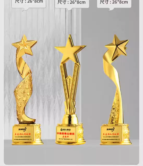 Integrated Resin Trophy Manufacturer Children's Trophy Dance Competition Award Small Host Speech Champion Trophy Commemorative detail 5