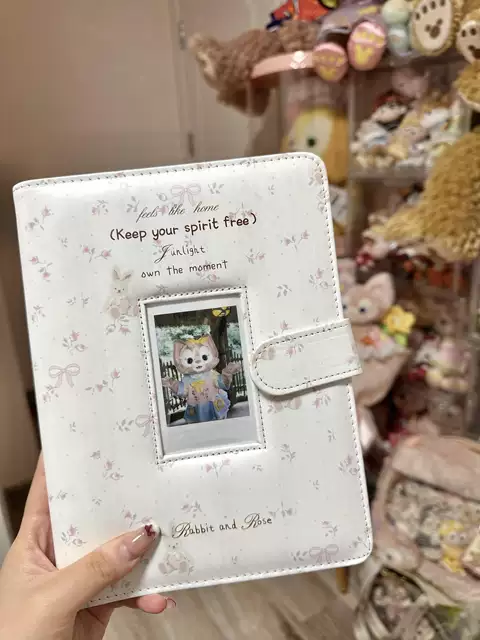 Polaroid Photo Album Storage Book, Large-Capacity Insert-Type Photo Album, A5 Loose-Leaf DIY Gift for Couples and Friends on Their Birthdays detail 3