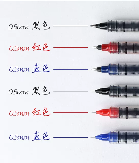 Original White Snow Straight Liquid Pcr155 Ball Pen Water Pen Gel Pen Exam Pen 0.5mm Bullet Signature Pen detail 8