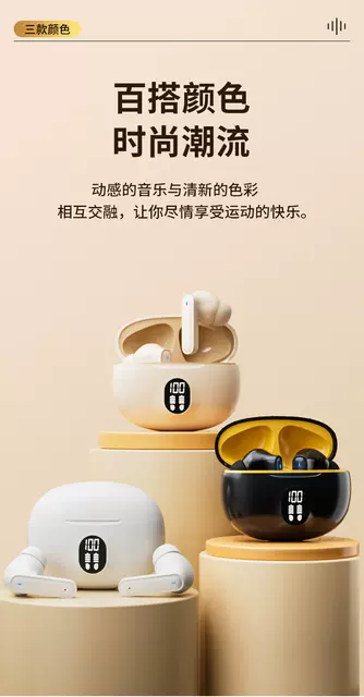 Bluetooth Earphones 2026 New Model Smart Wireless Noise-Cancelling High-Quality In-Ear Earphones with Power Display Cross-Border Earphones detail 1