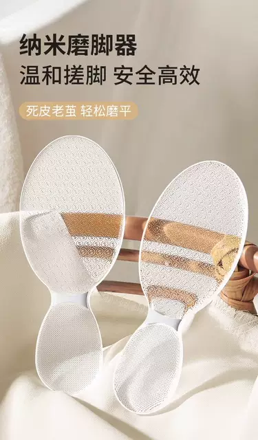 Foot Grinding Tool, Glass Foot Scrubber, Nano Heel Exfoliator for Removing Dead Skin and Calluses, Women's Exfoliating Foot Scraper, Foot Grinding Stone detail 5